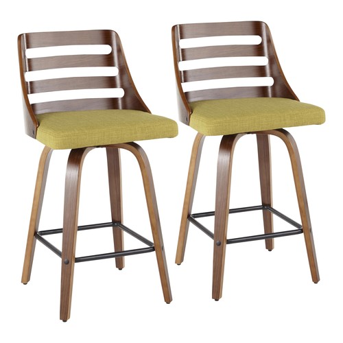 Trevi 26'' Fixed Height Counter Stool - Set Of 2